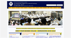 Desktop Screenshot of gnkhalsa.edu.in